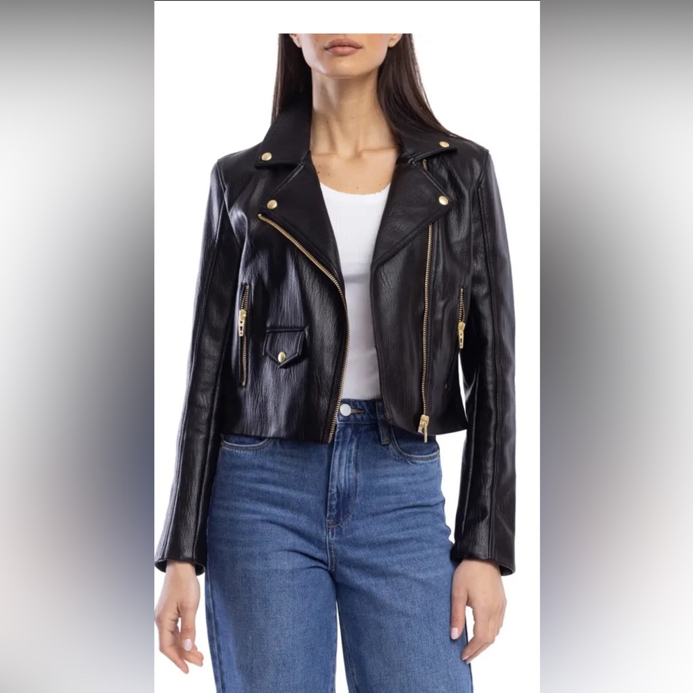 Blank NYC faux leather jacket